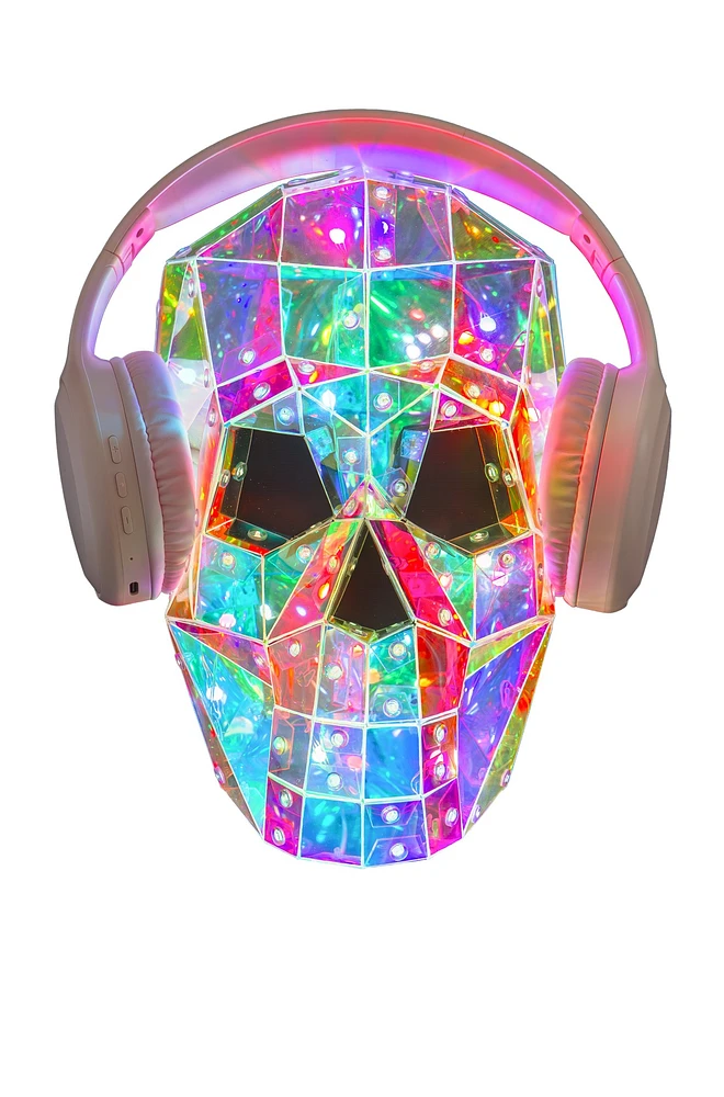 Biogenik LED Skull Headset Stand 
