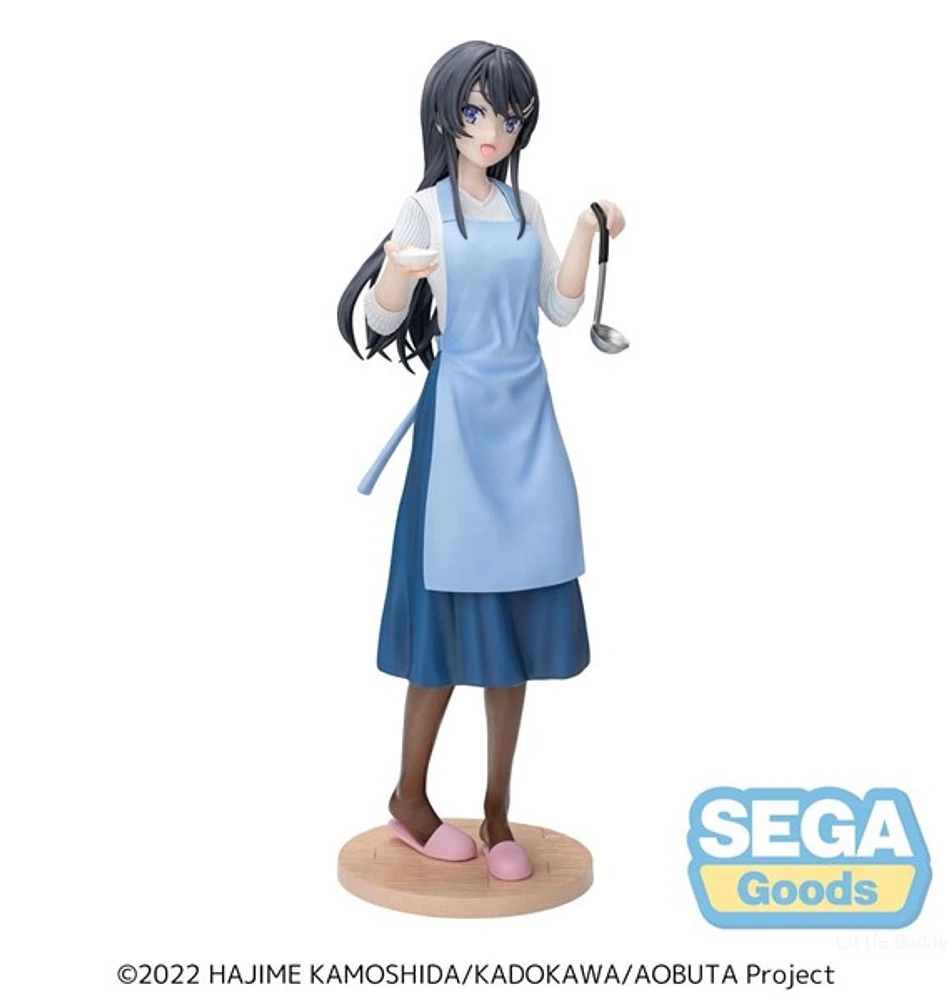 Rascal Does Not Dream of Bunny Girl Senpai Mai Sakurajima Apron Statue 