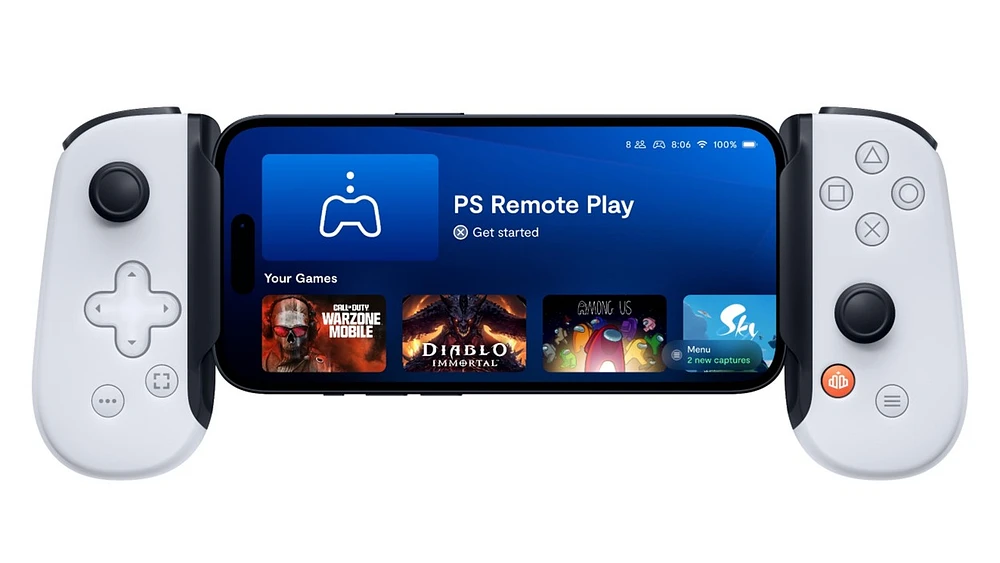 Backbone One - PlayStation Edition (Lightning) - Mobile Gaming Controller for iPhone - 2nd Gen - Noir