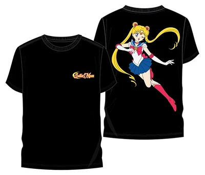 Sailor Moon 2-Sided Black Tee