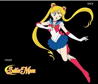 Sailor Moon 2-Sided Black Tee