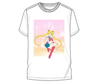 Sailor Moon Pink & White Tee