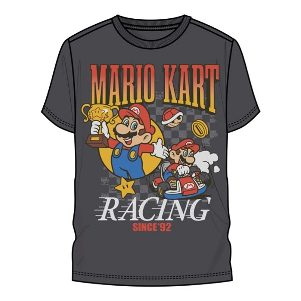 Mario Kart Grey Tee