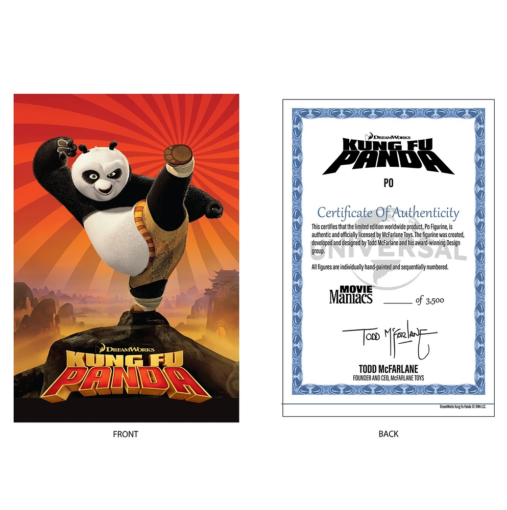 Po (Kung Fu Panda) 6in Posed Figure 