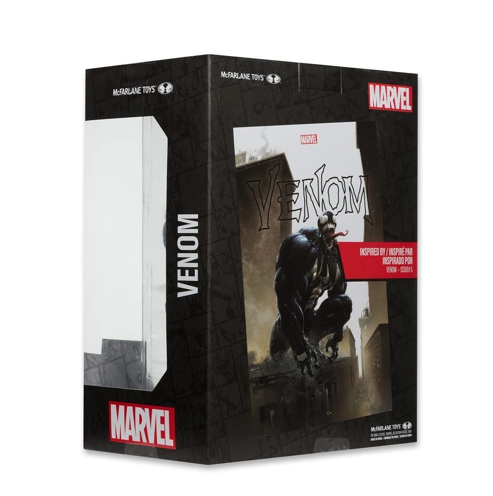 Marvel Venom 1:6th Scale Collectible with Scene & Comic (Venom #5) 