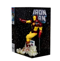 Marvel Iron Man 1:6th Scale Collectible with Scene & Comic (Iron Man #256) 