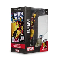 Marvel Iron Man 1:6th Scale Collectible with Scene & Comic (Iron Man #256) 