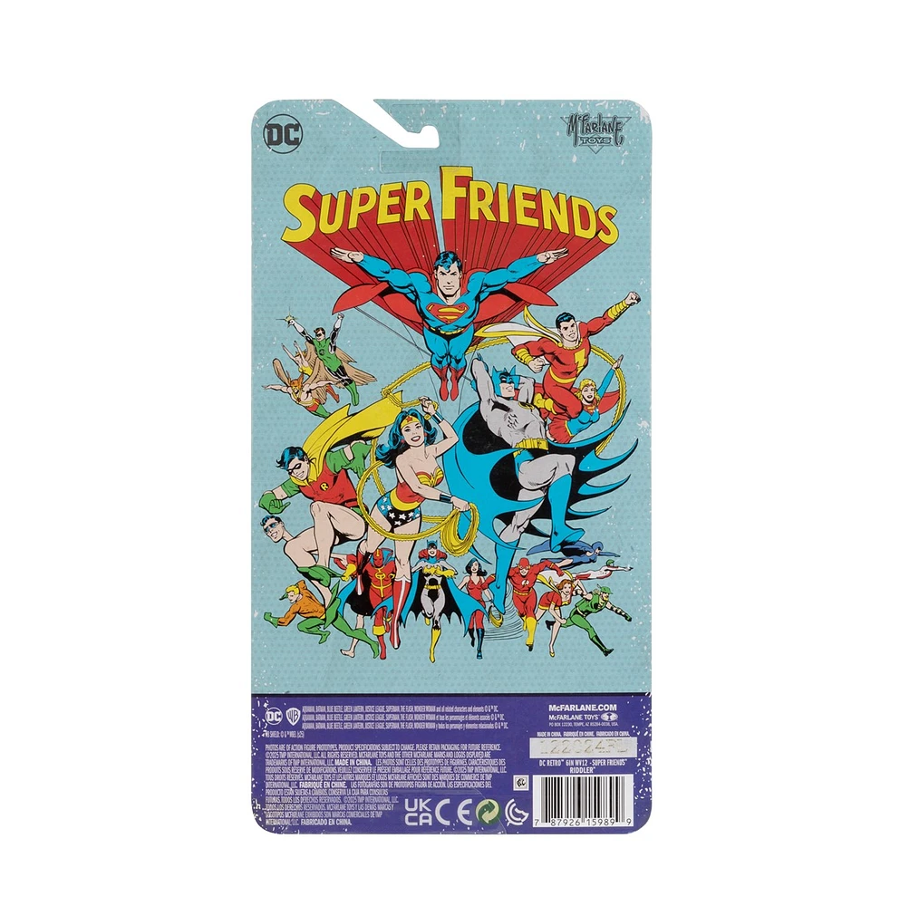 DC Retro Riddler (Super Friends) 6-Inch Action Figure (Red Platinum Edition) 