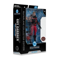 DC Multiverse Guy Gardner (Red Lantern) 7-Inch Action Figure McFarlane Collector Edition #37 (Red Platinum Edition)