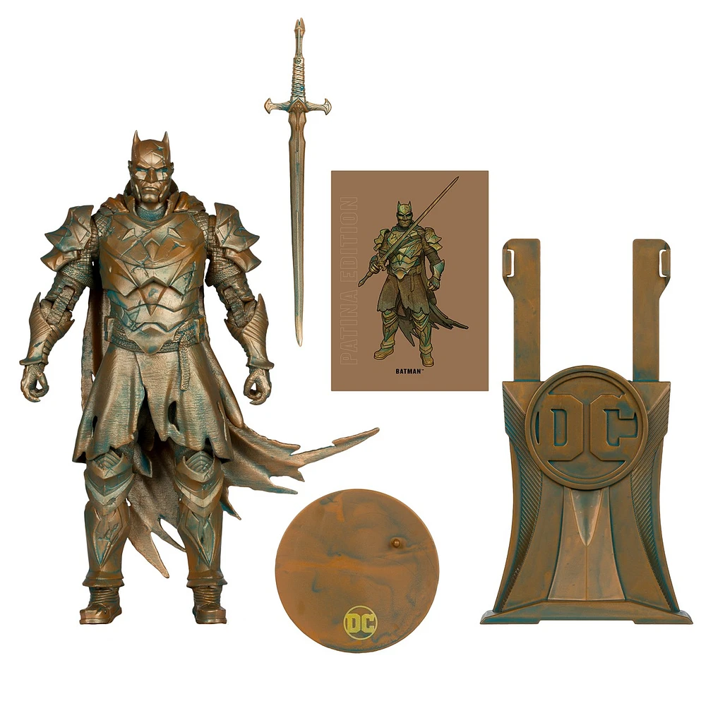 DC Multiverse Batman (Dark Knights of Steel) Patina Edition Gold Label 7-Inch Action Figure 