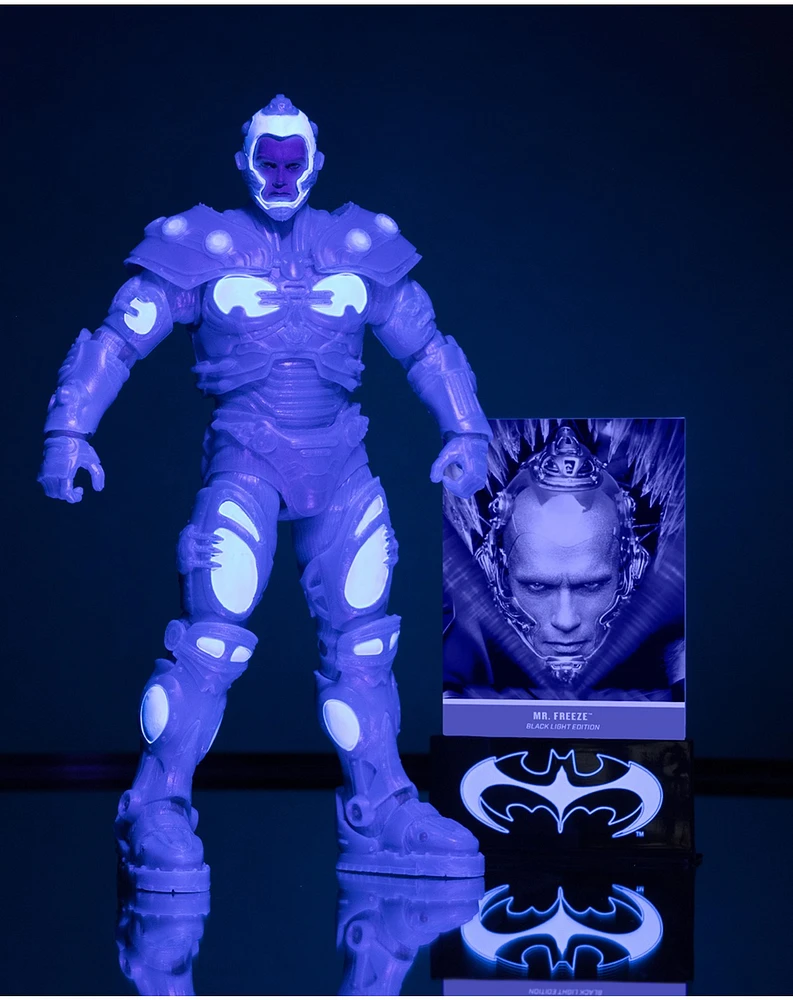 DC Multiverse Mr.Freeze (Batman & Robin) Black Light Edition Gold Label 7-Inch Action Figure 