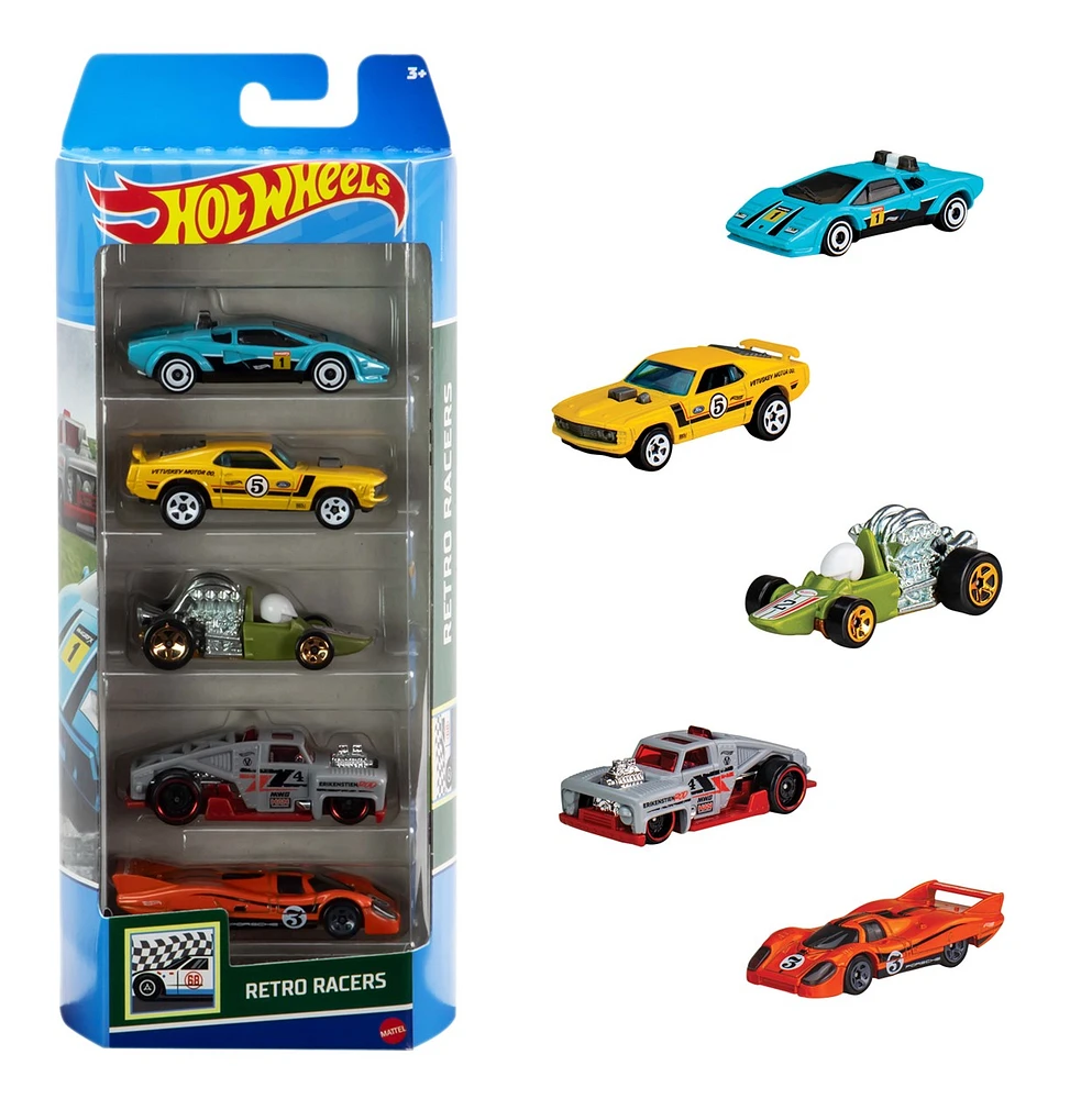 Hot Wheels 5 pack - Assortie – Une variation choisie au hasard