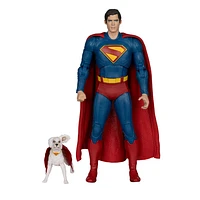 DC Multiverse Superman and Krypto (Superman Movie) 7in Action Figure (Deluxe Theatrical Edition) 