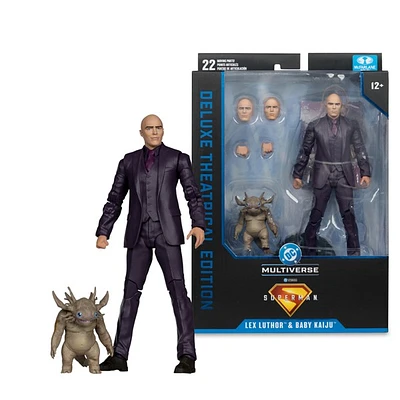 DC Multiverse Lex Luthor and Baby Kaiju (Superman Movie) 7-Inch Action Figure (Deluxe Theatrical Edition)