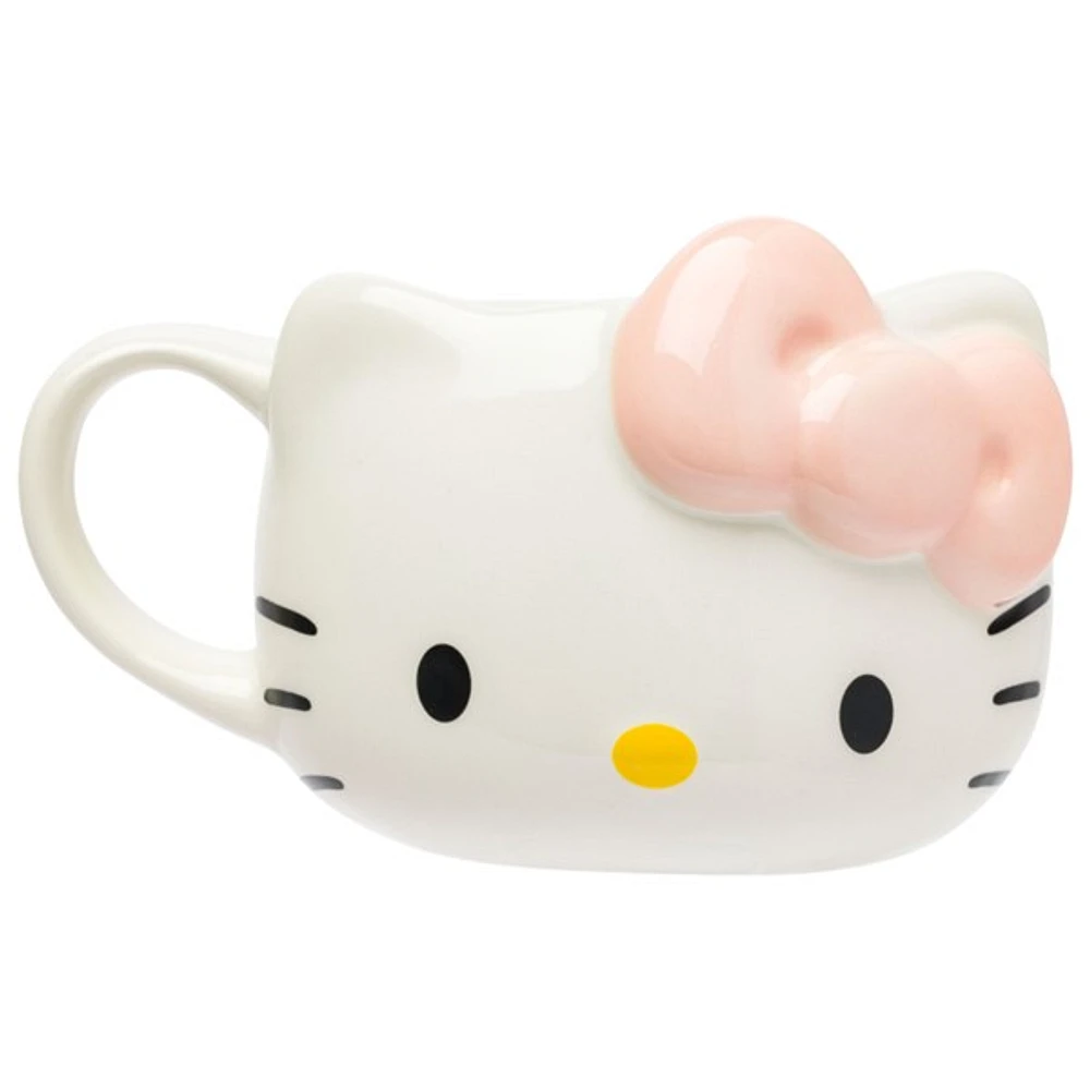 Tasse Hello Kitty avec nœud pêche