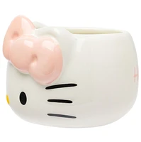 Tasse Hello Kitty avec nœud pêche 