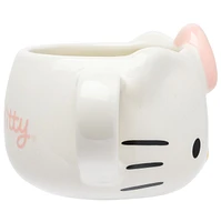 Tasse Hello Kitty avec nœud pêche 