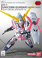 Gundam EX Standard Unicorn Gundam (Destroy Mode) SD 