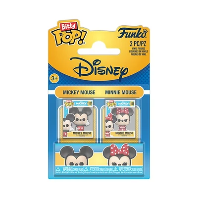 Bitty POP! Disney Mickey & Minnie Mouse 2-Pack 