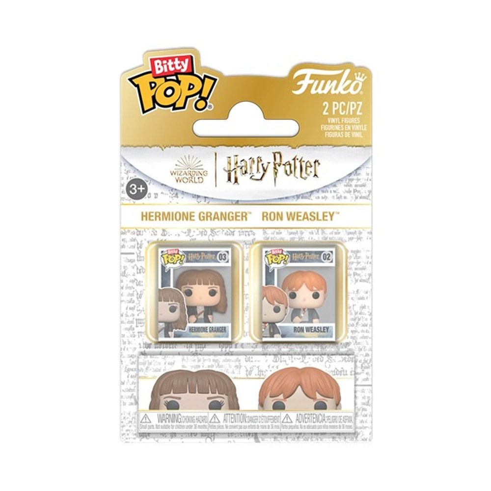 Biitty POP! Harry Potter Hermione Granger & Ron Weasley 2-Pack