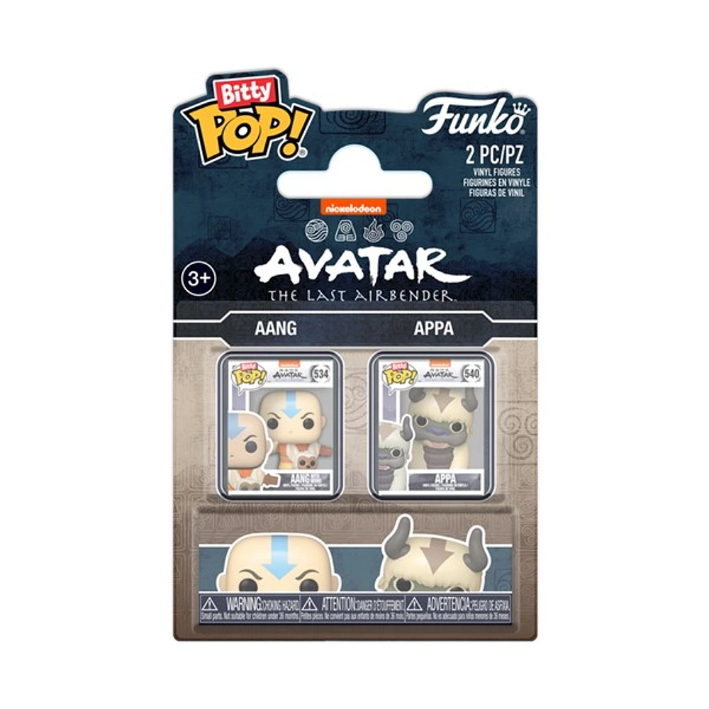 Bitty POP! Avatar the Last Airbender Aang & Appa 2-Pack