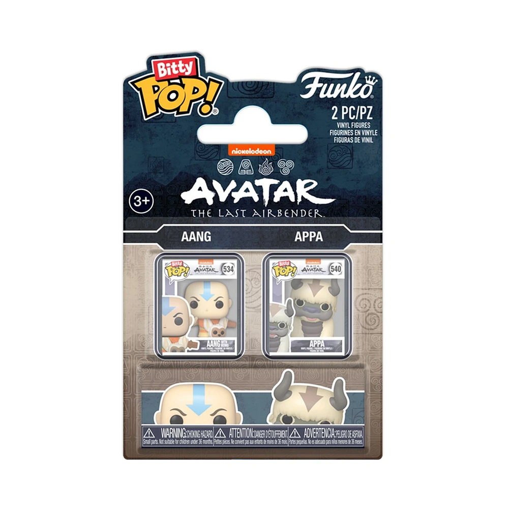 Bitty POP! Avatar the Last Airbender Aang & Appa 2-Pack 