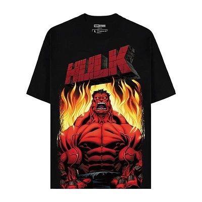T-shirt Hulk rouge