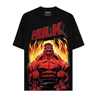 T-shirt Hulk rouge