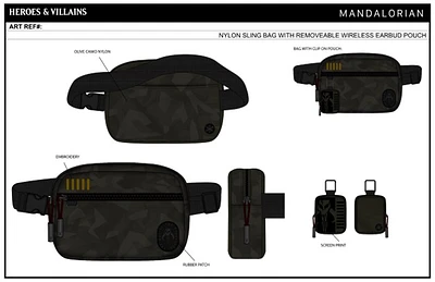 Mandalorian Camo Belt Bag 