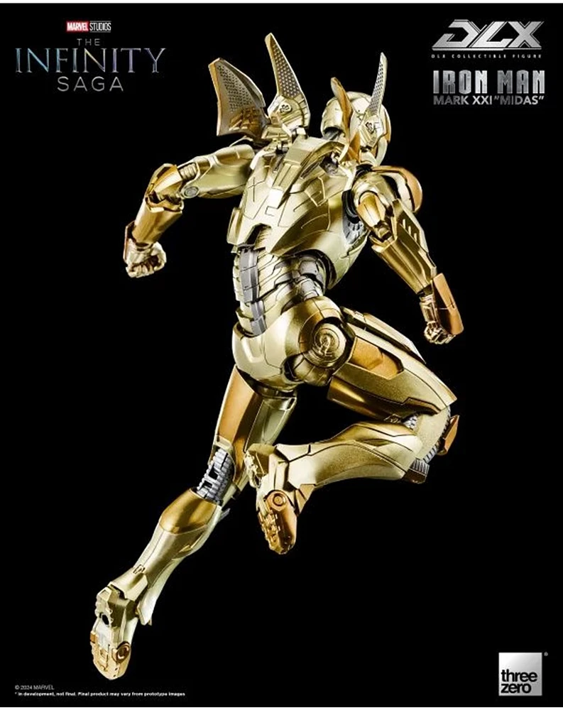 Marvel Studios: The Infinity Saga - DLX Iron Man Mark 21 “Midas” ThreeZero Action Figure 
