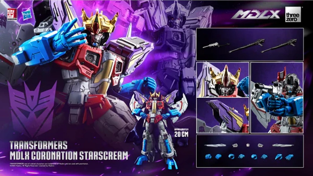 Transformers MDLX Coronation Starscream Action Figure 