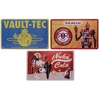 Fallout Tin Sign Set 