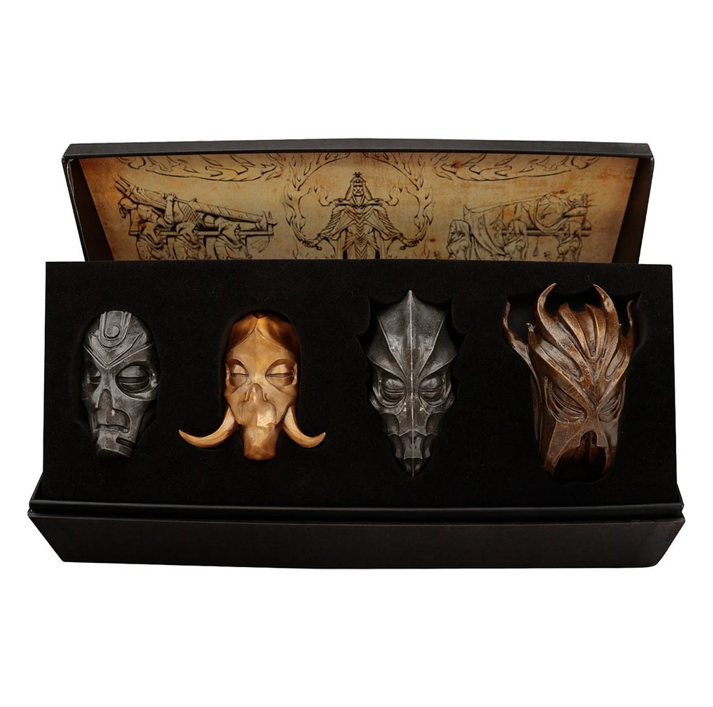 The Elder Scrolls V Skyrim Dragon Priest Masks (Set of 4) 