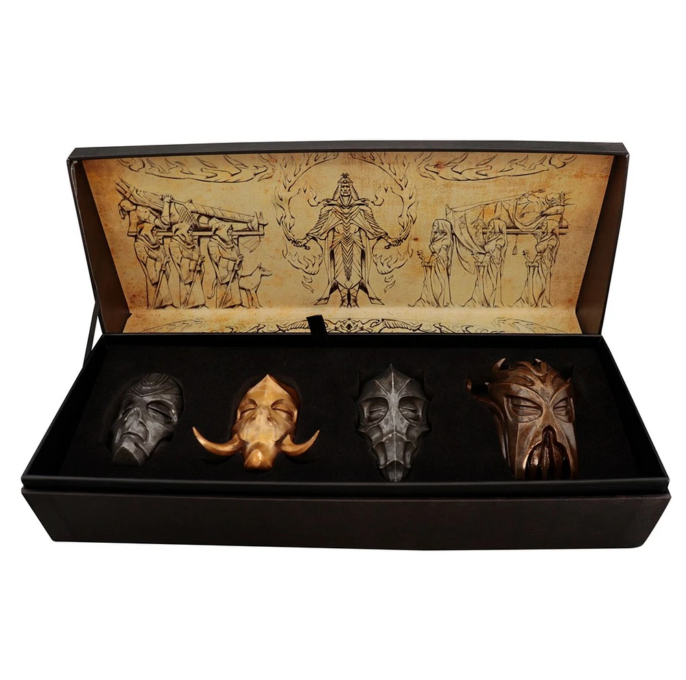 The Elder Scrolls V Skyrim Dragon Priest Masks (Set of 4) 