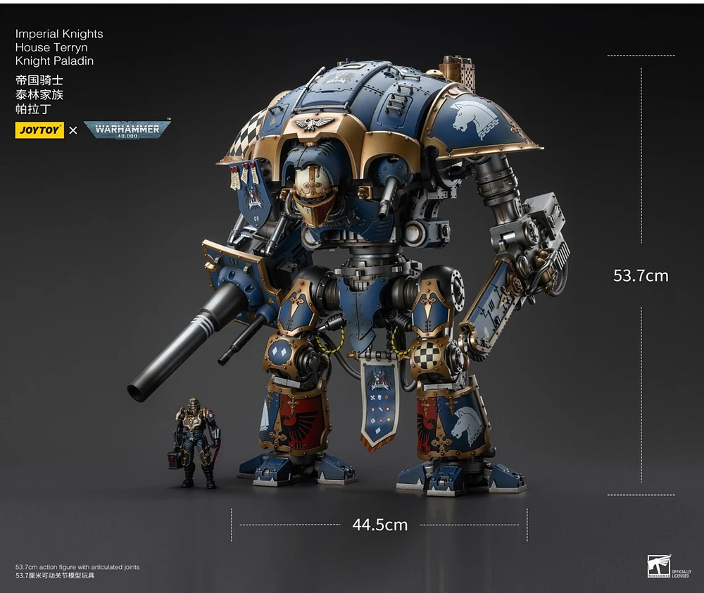 Joytoy WH 40k Imperial Terryn Knight Paladin 1/18 Action Figure 