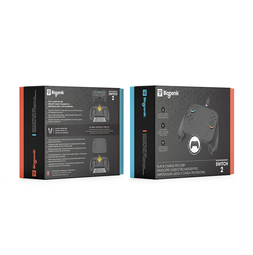 Play & Charge Pro Grip Nintendo Switch 2 