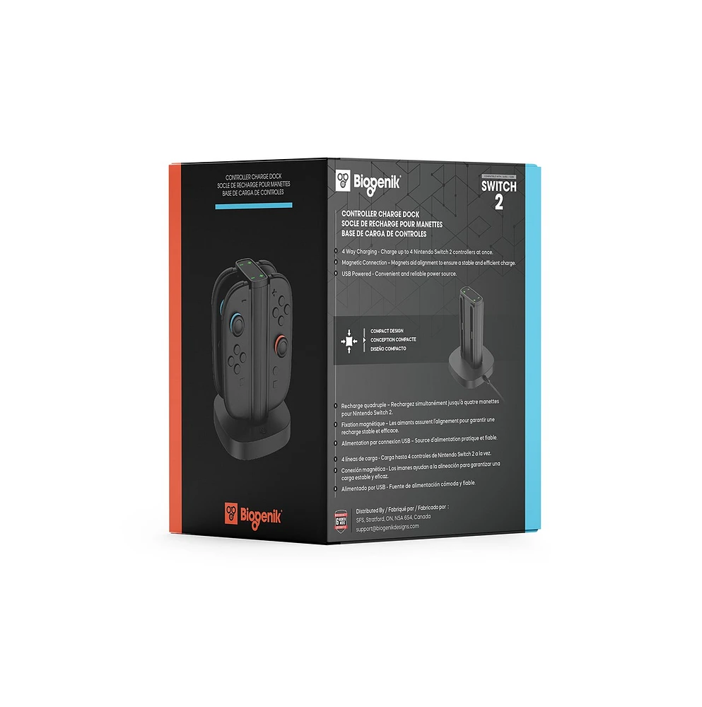 Quad Charging Dock Ninteno Switch 2 