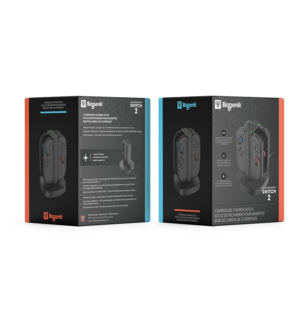 Quad Charging Dock Ninteno Switch 2 