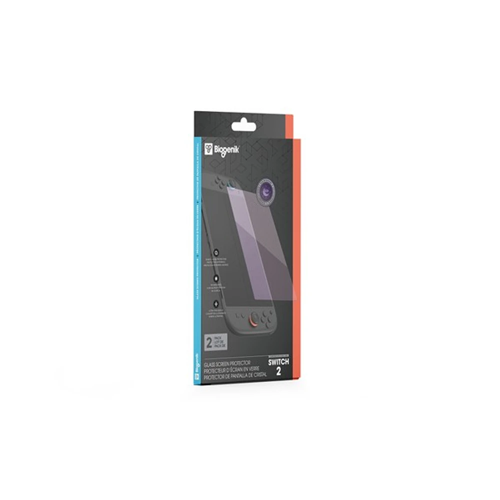 Blue Light Tempered Glass Screen Protector 2 Pack Nintendo Switch 2