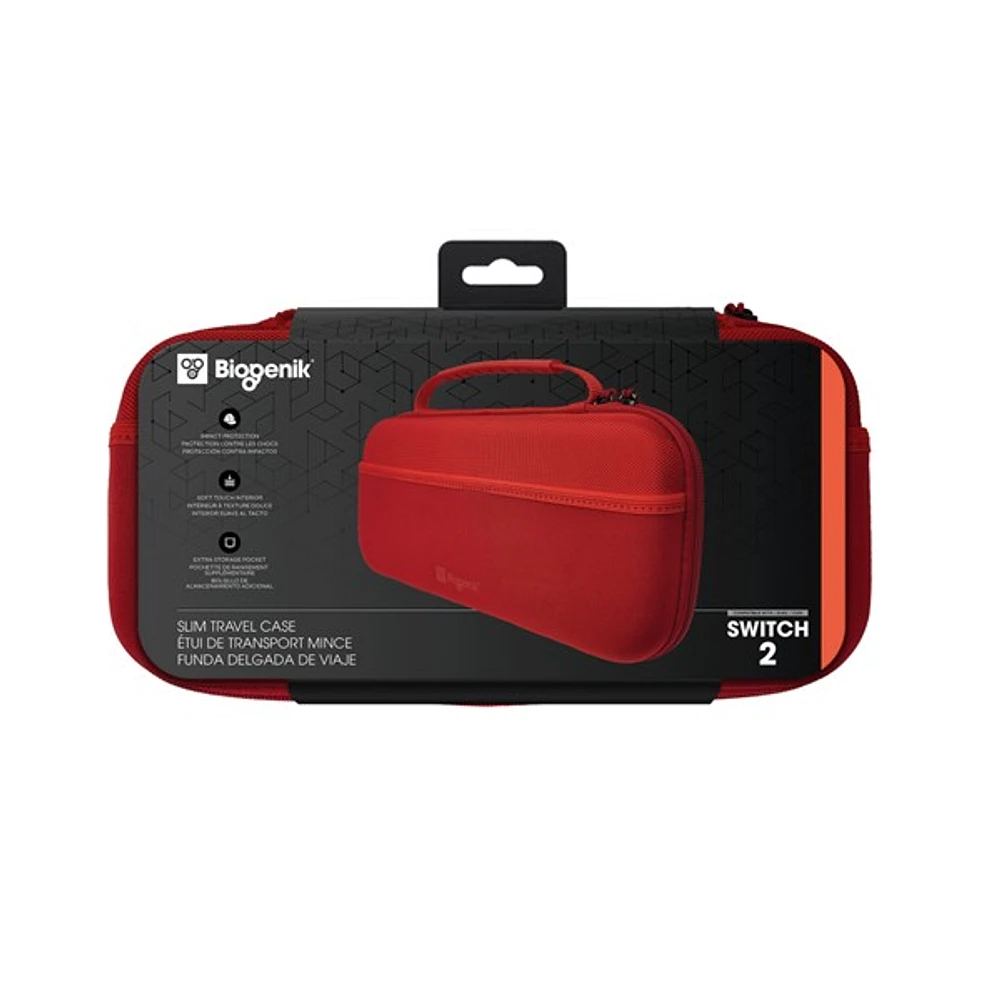 Slim Travel Case Red Nintendo Switch 2