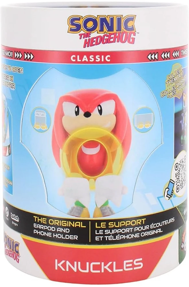 Sonic the Hedgehog Knuckles Holdem - Support pour écouteurs et téléphone 