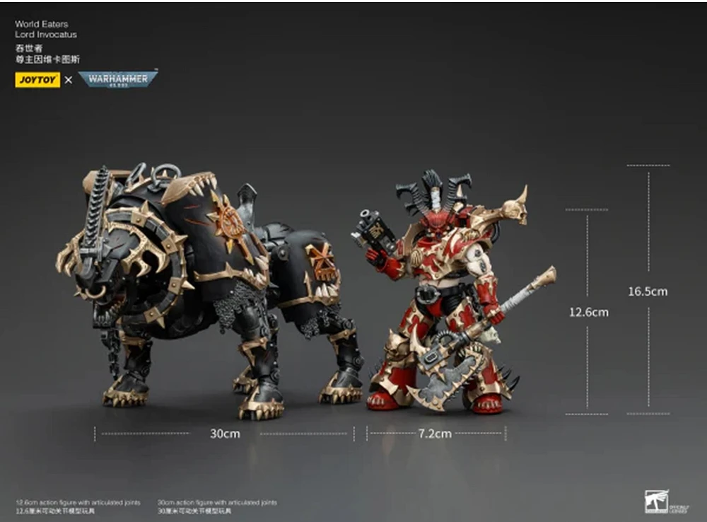 WH40K World Eaters Lord Invocatus 1/18 Action Figure 