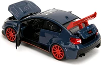 Jada Toys 2016 Subaru WRX STI w/Yuji Itadori Die-Cast Figure, Jujutsu Kaisen 1:24 Scale 