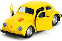 Jada Transformers G1 Bumblebee Volkswagen Beetle Die-Cast Vehicle Replica 