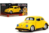 Jada Transformers G1 Bumblebee Volkswagen Beetle Die-Cast Vehicle Replica 