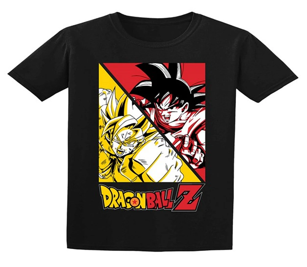 T-shirt rouge et jaune Dragon Ball Z : Goku