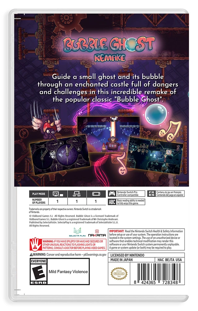 Bubble Ghost Remake