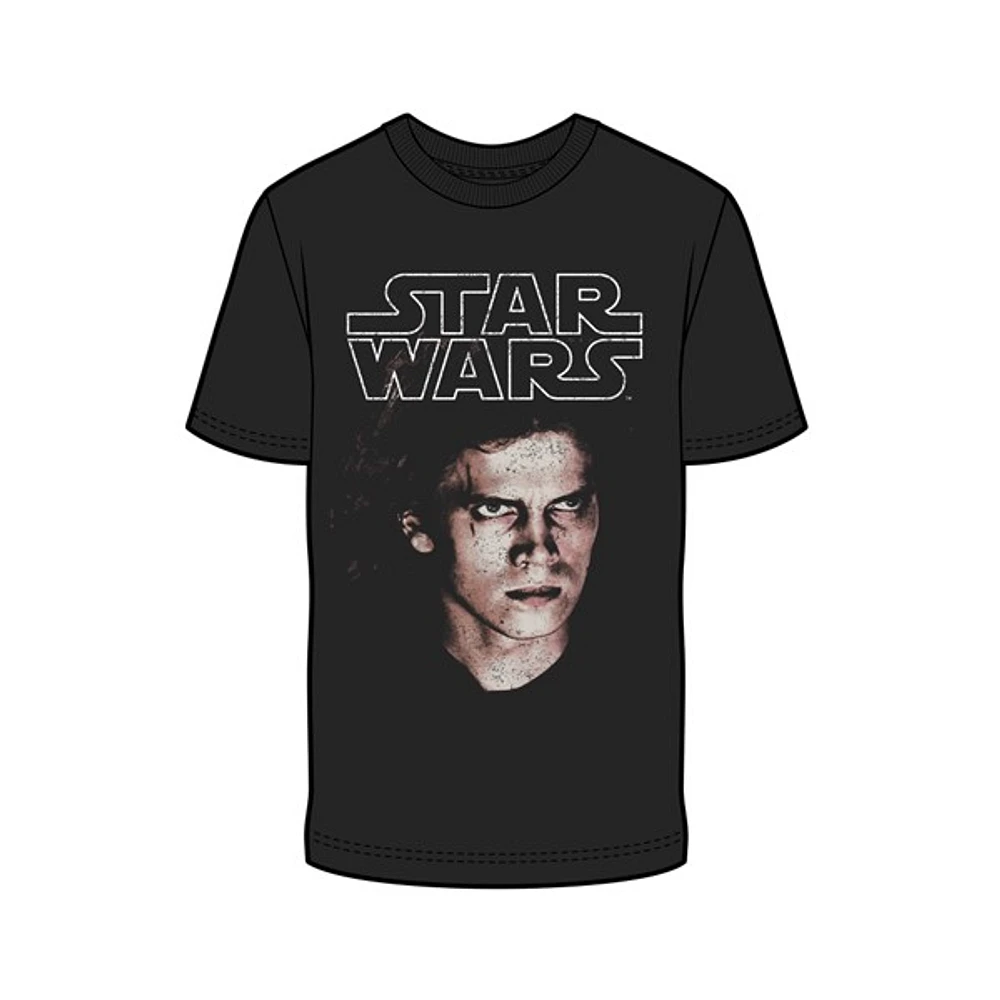 T-shirt noir Star Wars : Anakin