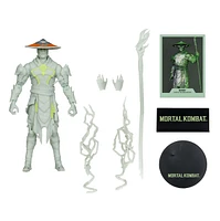 Mortal Kombat Raiden Glow In The Dark Edition Gold Label 7-Inch Action Figure 