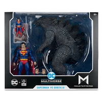 DC Multiverse Superman vs. Godzilla (Justice League vs. Godzilla vs. Kong) 2 Pack 